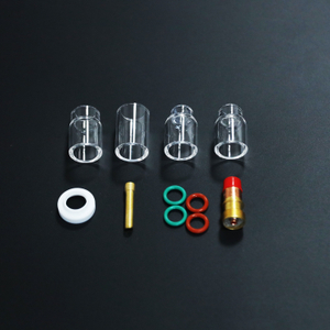 Kit de combinación pequeña de piezas de desgaste de accesorios de pistola de soplete de soldadura TIG WP26 (nuevo estilo)